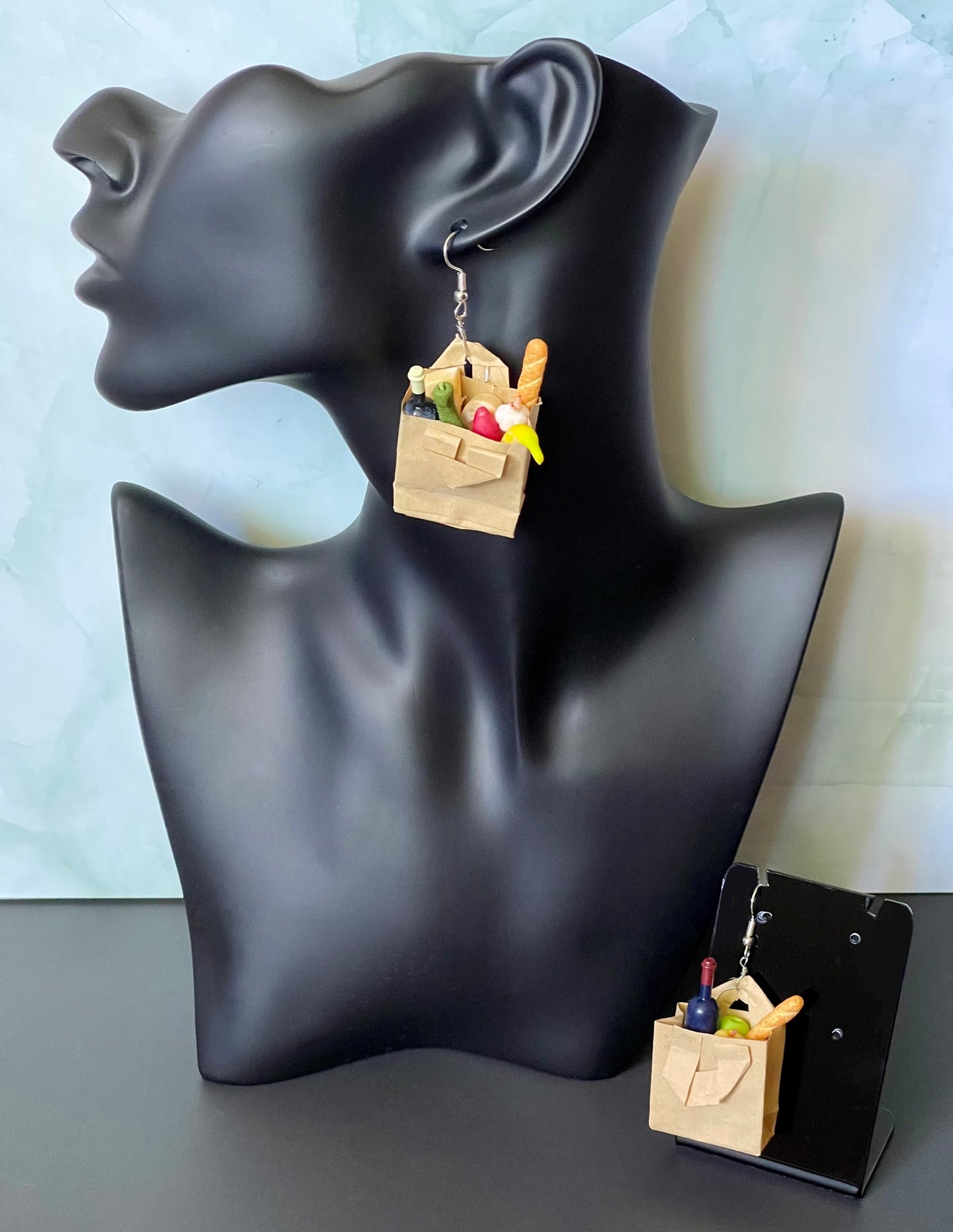 Bagged Grocery Earrings