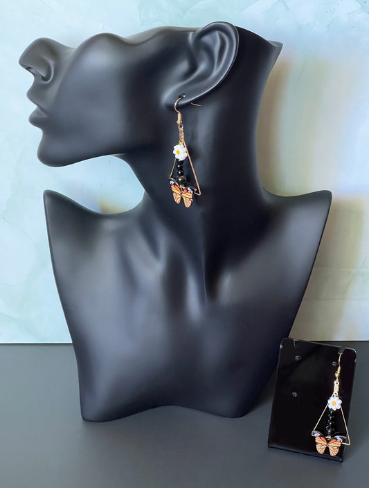 Monarch Butterfly Earrings