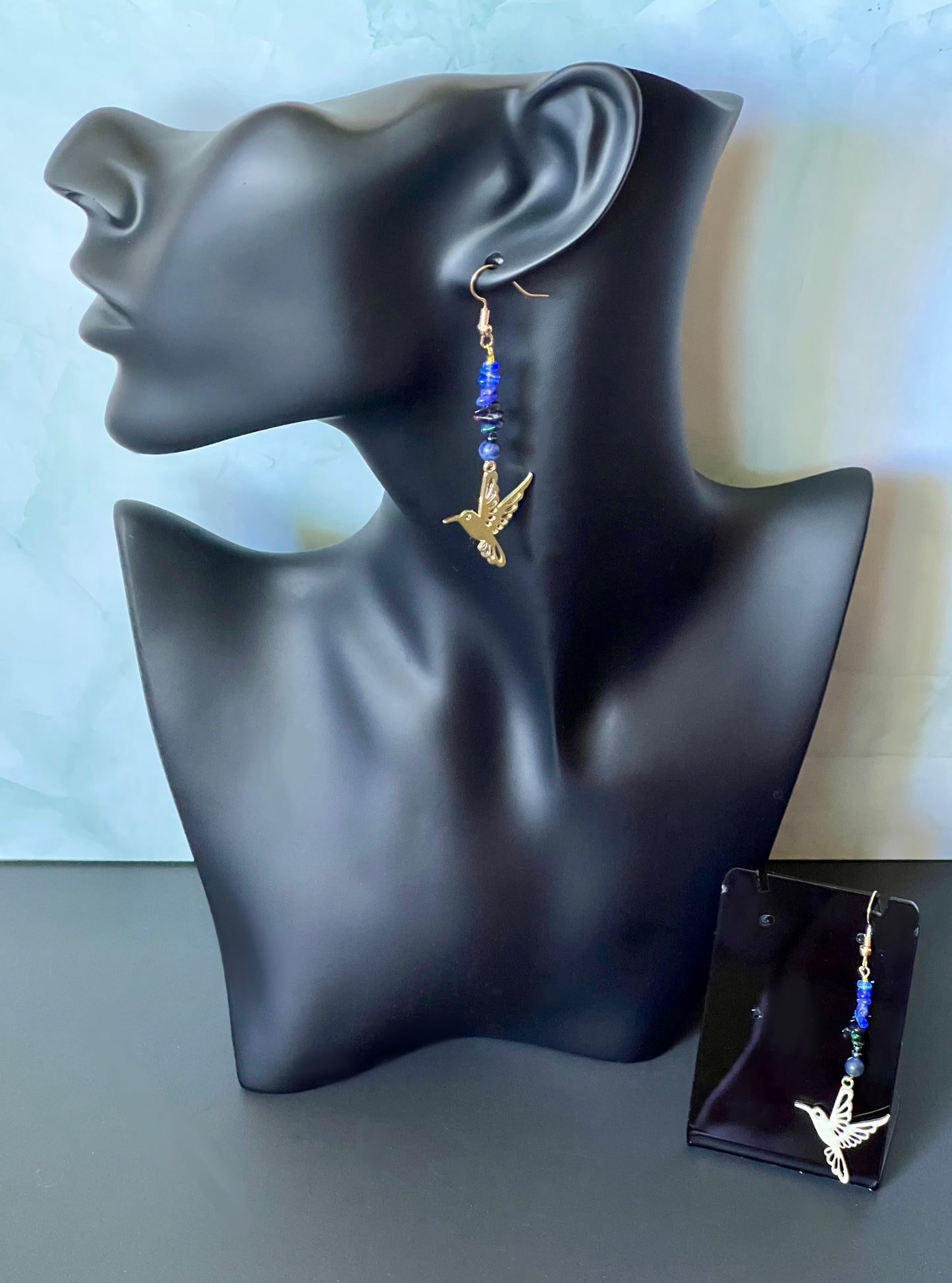 Hummingbird Opal Earrings