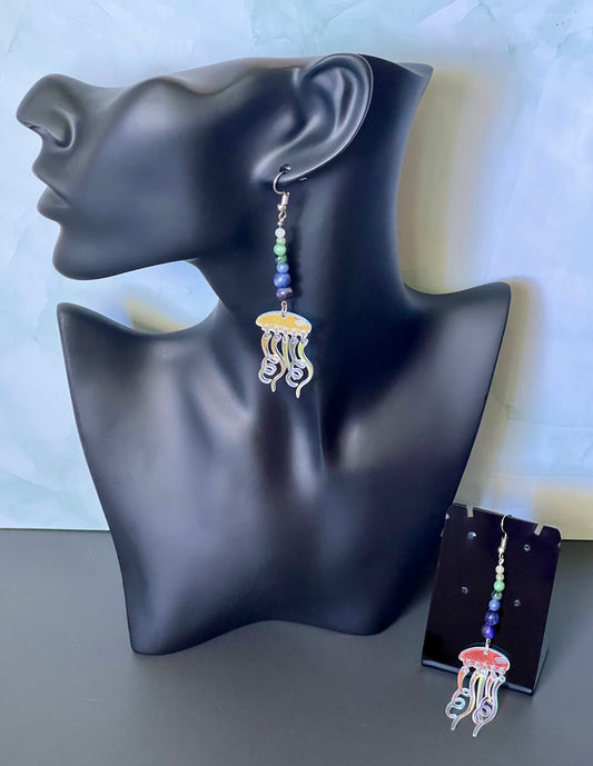 Deep Sea Jellyfish Earrings