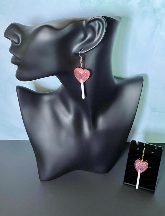 Heart Lollipop Earrings