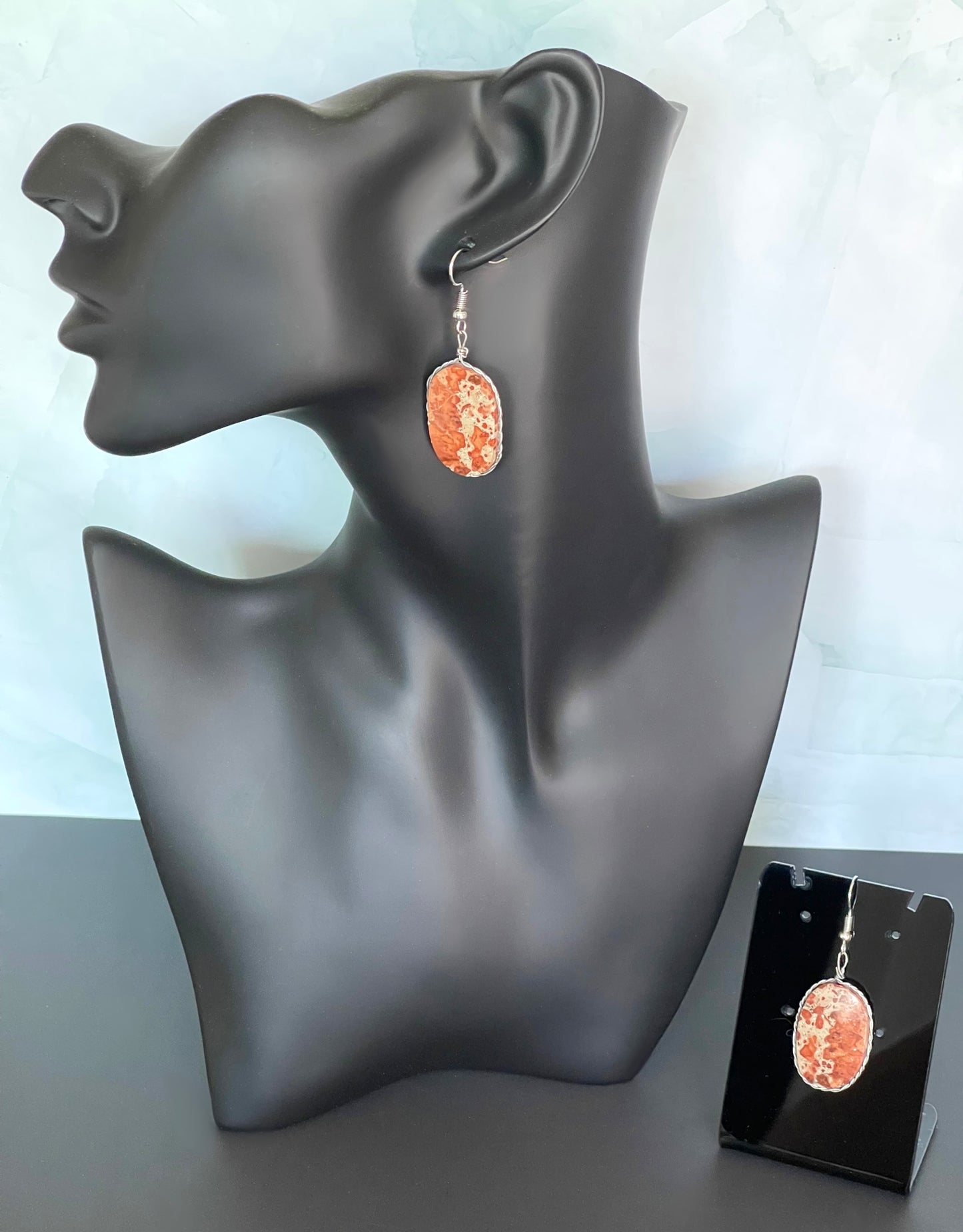 Asteroid Jasper Earrings