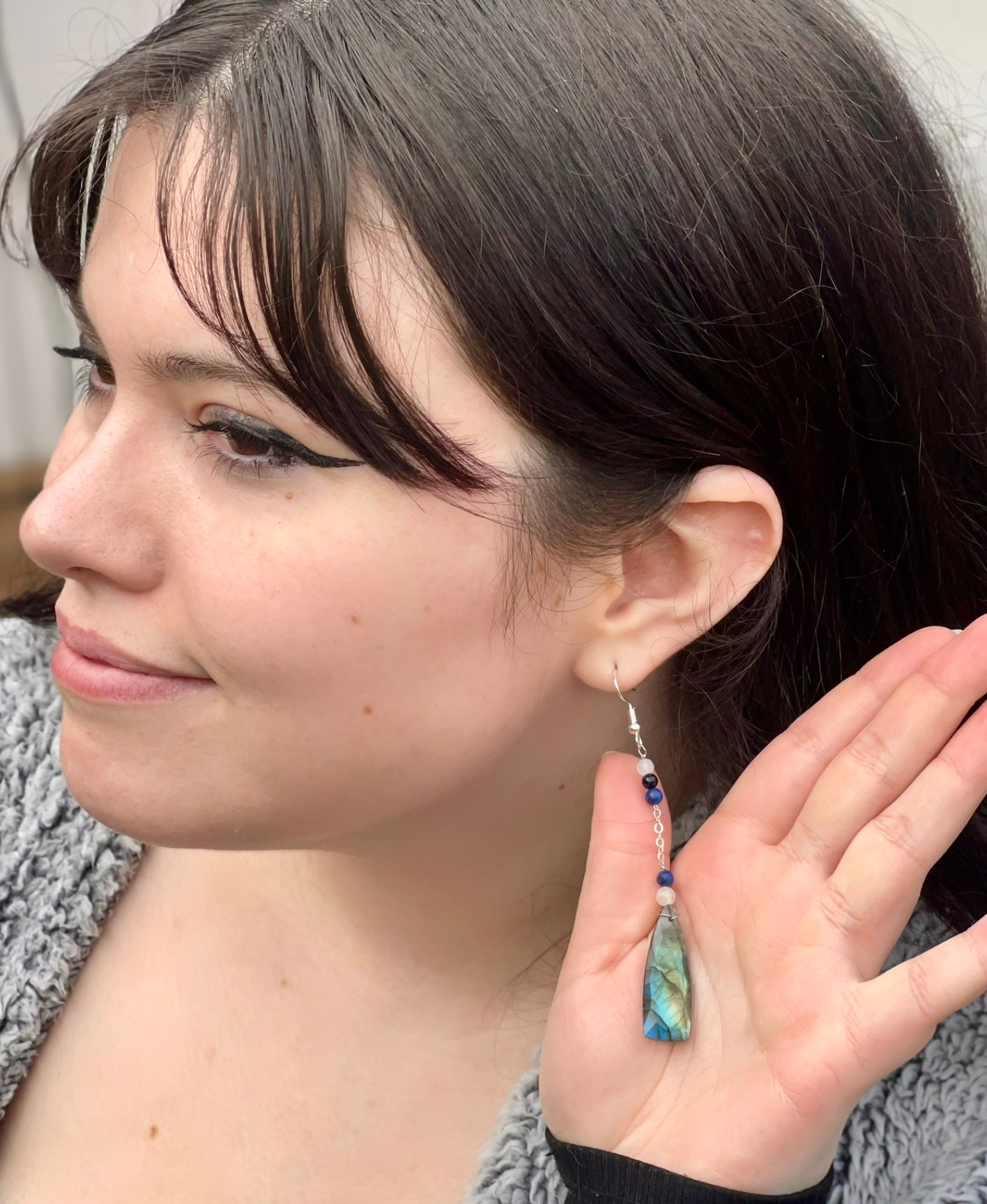 Labradorite Dangle Earrings