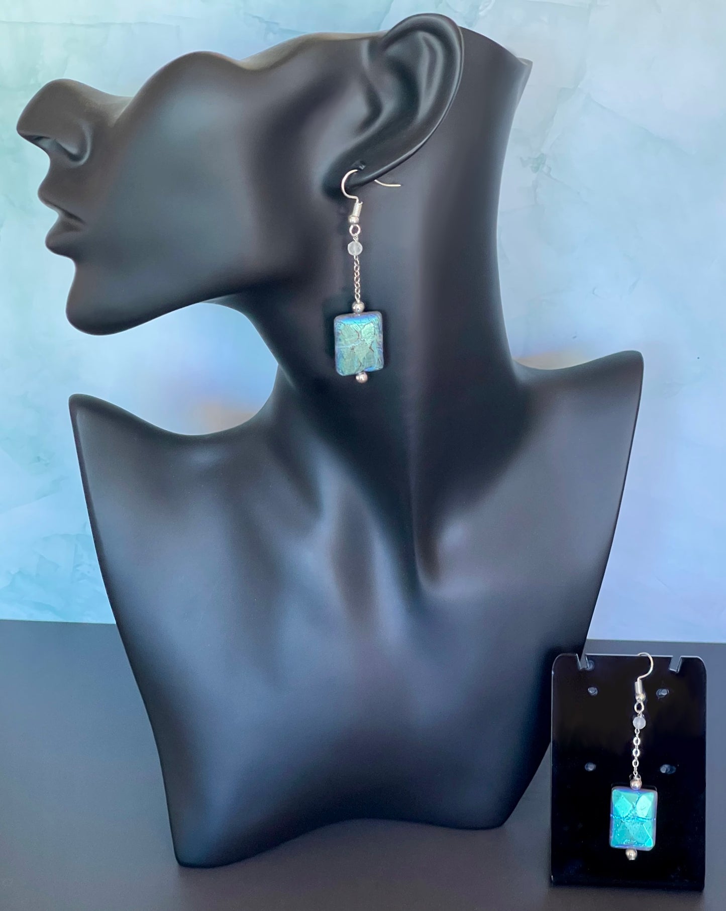 Mystic Labradorite Earrings