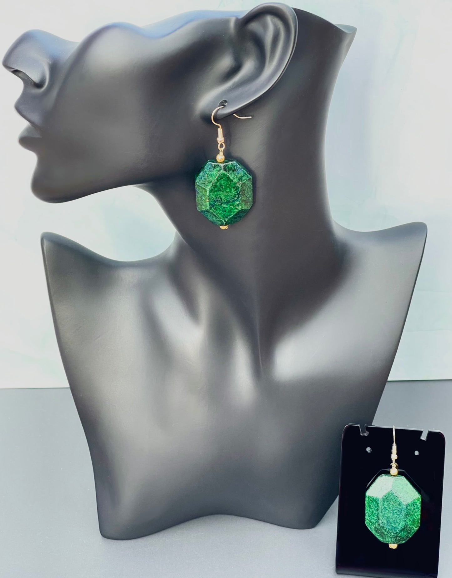 Azurite & Malachite Earrings