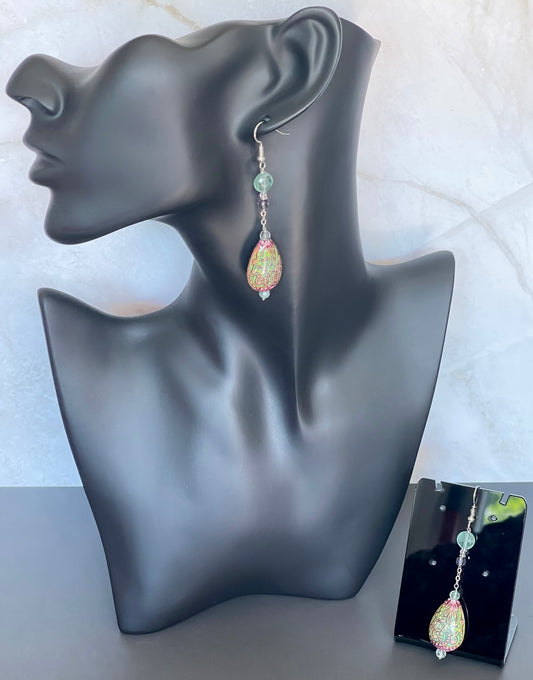 Color Changing Fluorite Earrings